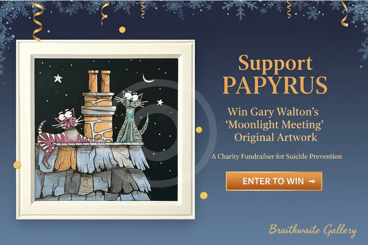 PAPYRUS Fundraiser Email Banner - Braithwaite Gallery